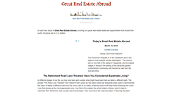 Desktop Screenshot of greatrealestateabroad.com